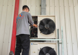 VỆ SINH MÁY LẠNH TẠI BÌNH HƯNG HÒA