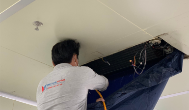 VỆ SINH MÁY LẠNH TẠI ĐỨC HÒA