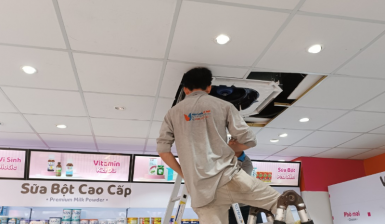 VỆ SINH MÁY LẠNH TẠI ĐỨC HUỆ